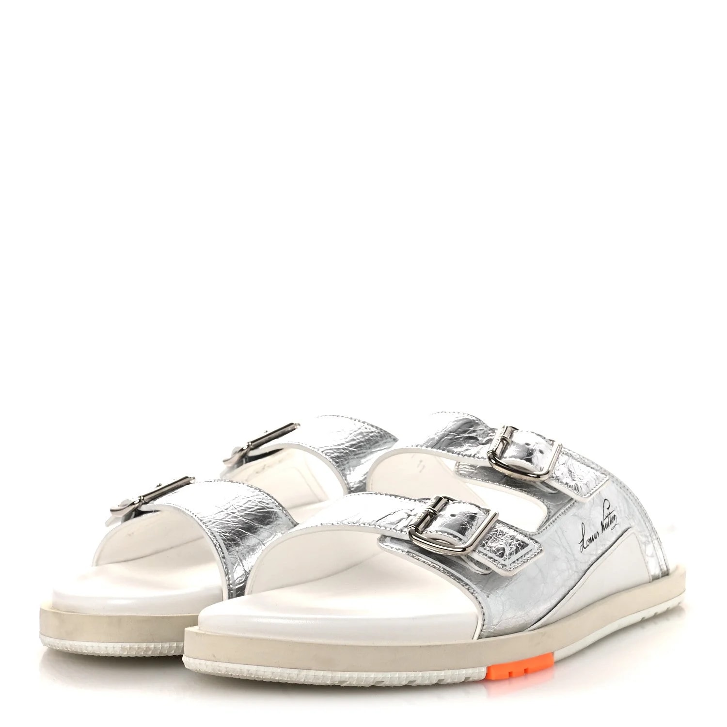 Metallic Mix Materials Script Mules 11 4