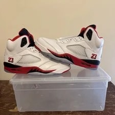 Air Jordan — Size 9 Air Jordan 5 Retro 2025 HQ7978-101 — Sneaker — resale
