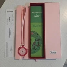 Audemars Piguet X Swatch Royal Pop Otto Rosso Pink Bioceramic Quartz Pocketwatch 2