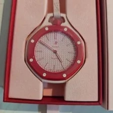 Audemars Piguet X Swatch Royal Pop Otto Rosso Pink Bioceramic Quartz Pocketwatch 3