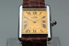 Cartier Must Tank 2416 Must de Orange Dial Qz 2
