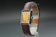 Cartier Must Tank 2416 Must de Orange Dial Qz 4