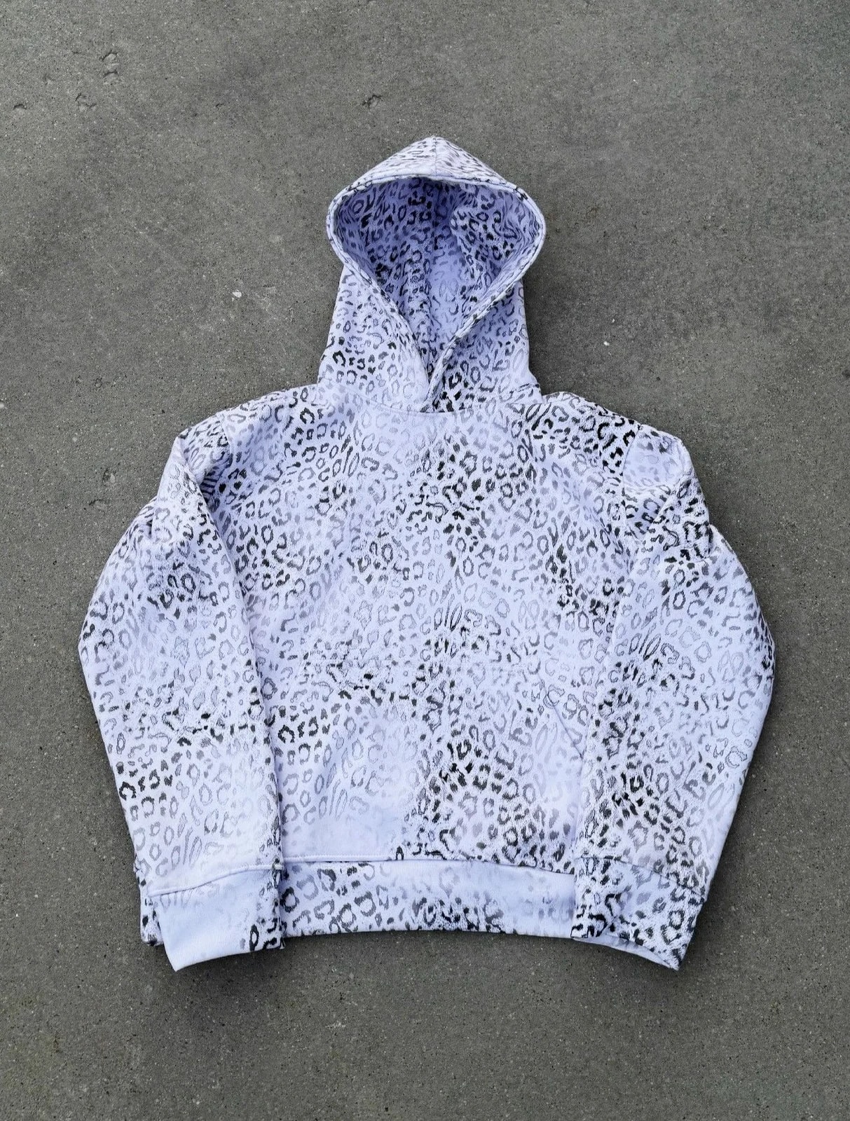 Icy Leopard Hoodie — streetwear — resale