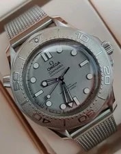 Omega Seamaster Master Chronometer Grey 210.30.42.20.06.002 42mm Titanium Bezel 3