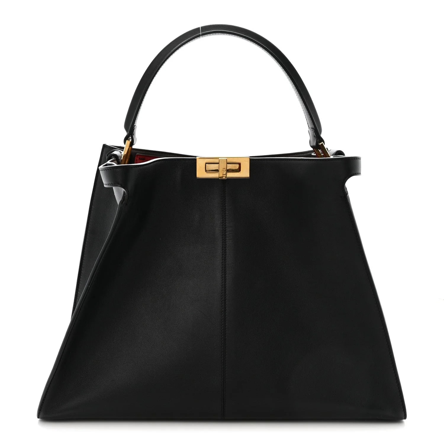 Fendi — Vitello Seta Century Large Peekaboo X-Lite Fragola — Handbag — resale