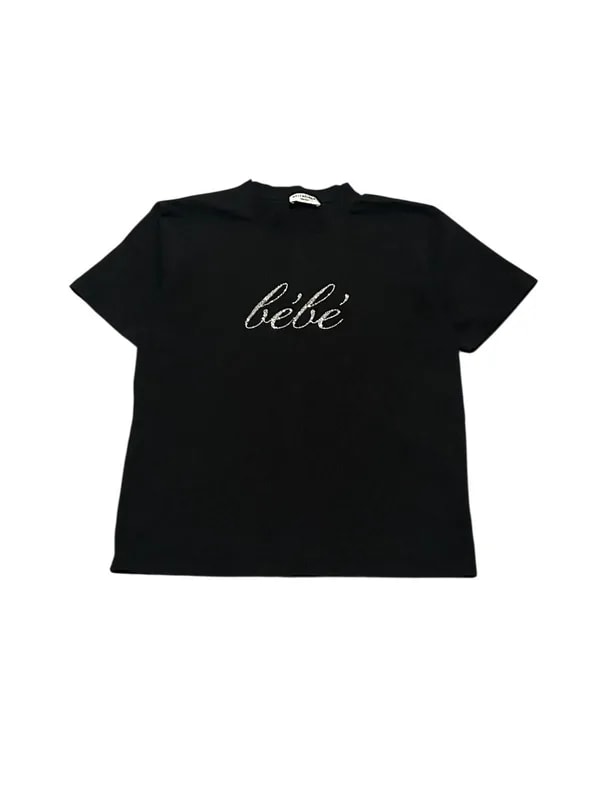 Balenciaga — Bebe X Balenciaga Rhinestone Short Sleeve Tee — streetwear — resale