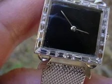 Audemars Piguet 18KW Gold, Eduard Wenger Cased, 26 Baguette Diamonds, 2.9 Carats 4