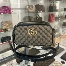 Gucci GG Marmont Diagonal/GG Crossbody Small 2