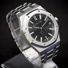 Audemars Piguet Royal Oak Selfwinding Black 41mm Complete 15510ST.OO.1320ST.10 2