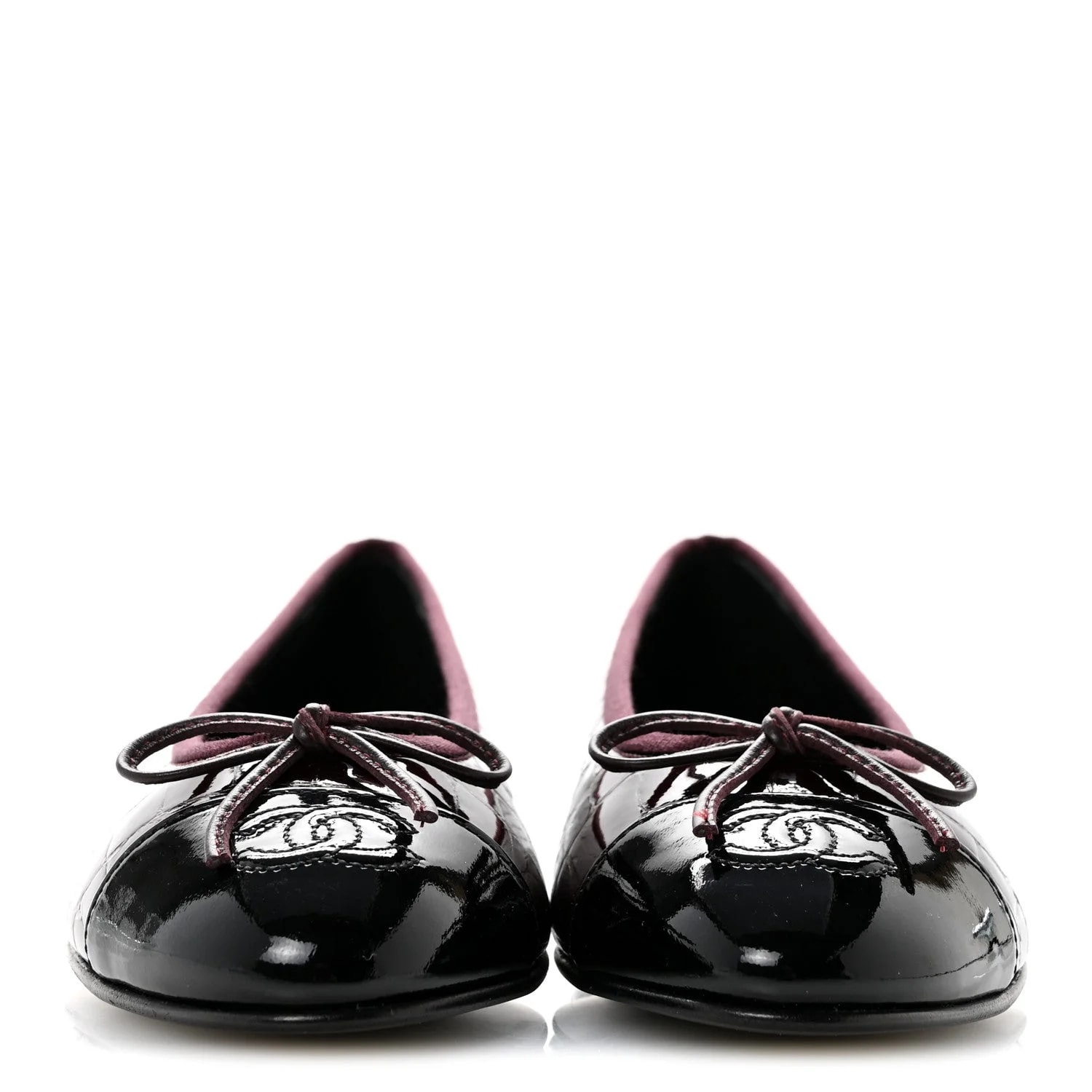 Embossed Cap Toe Ballerina 36.5 Dark 3