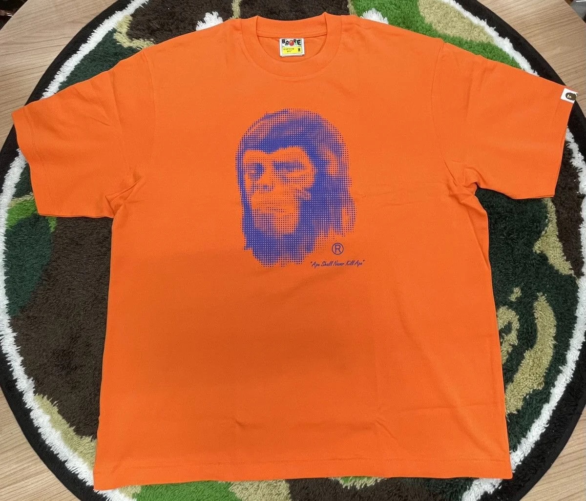 BAPE — Bape Pixel Comic APE Head Relaxed FIT TEE — streetwear — resale