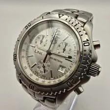 TAG Heuer Link CT1116 Chronograph St.steel Swiss Quartz With Date. 4