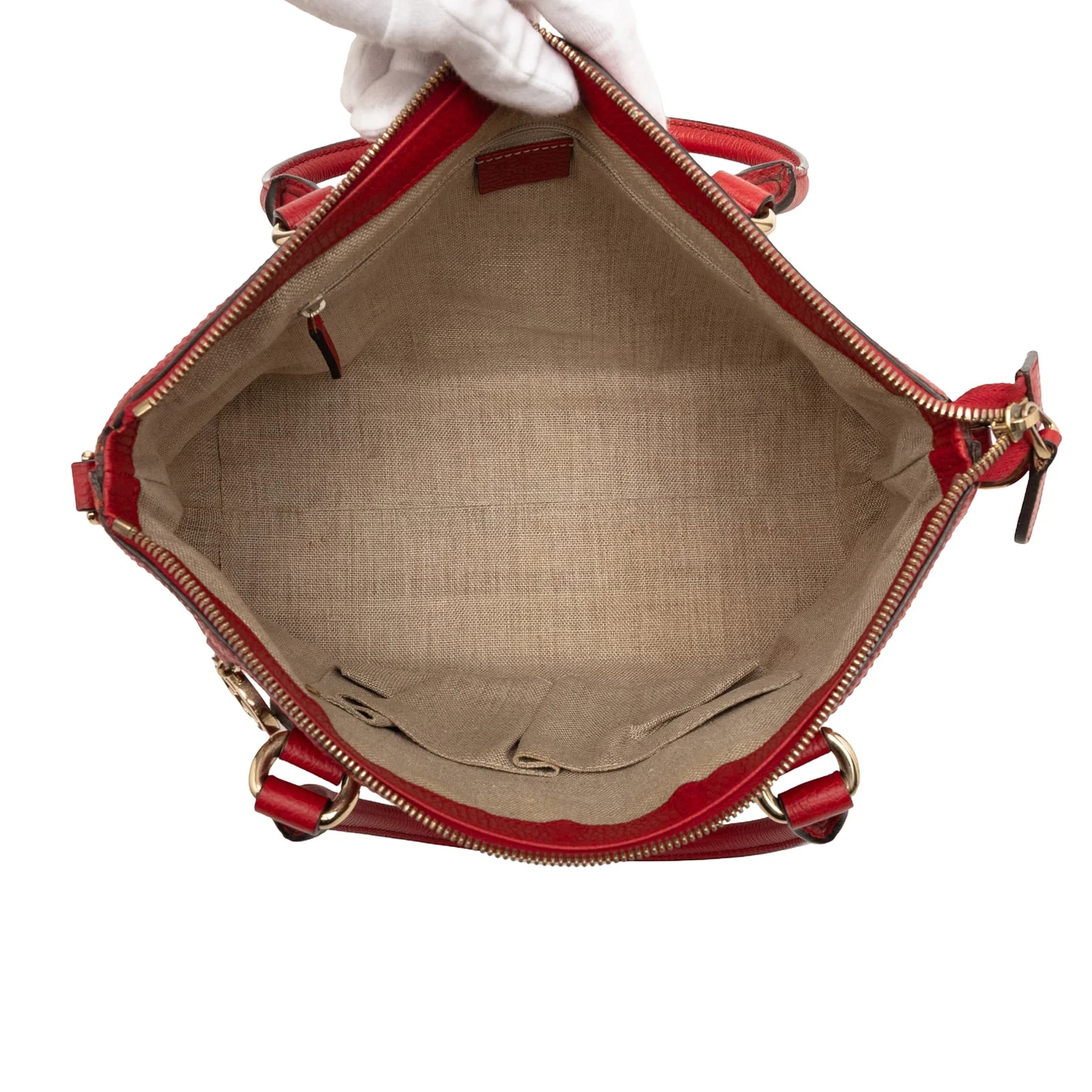 Small Dollar GG Charm Dome Satchel 4