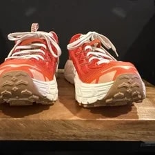 Hoka Mafate Three2 Tomato Shoes 9.5/ 10.5 Hiking 3