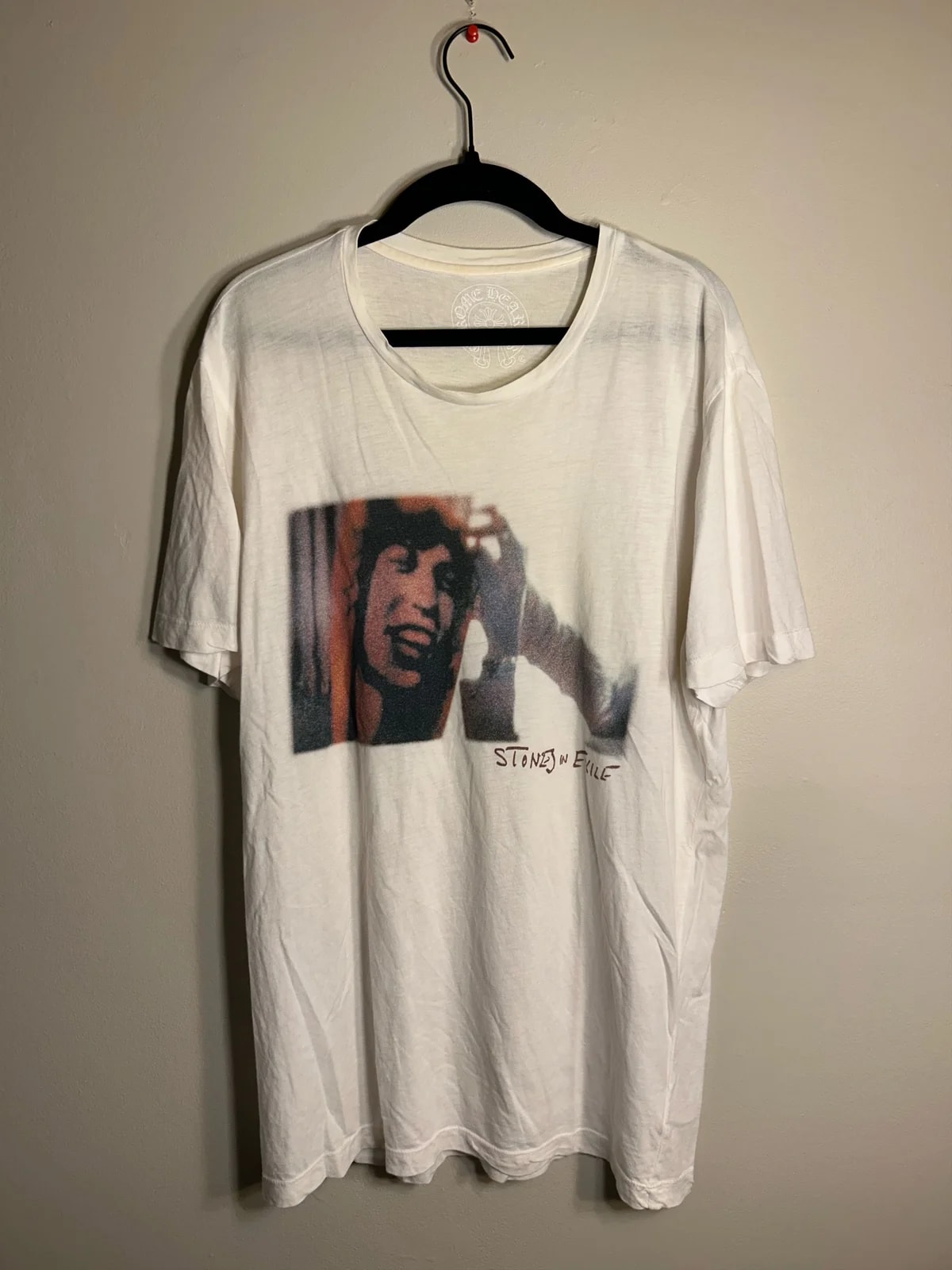 Chrome Hearts — Hearts Rolling Stones T-Shirt — streetwear — resale