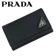 Prada Key Case 6 Chain Very Good Key Ring Key Holder 2