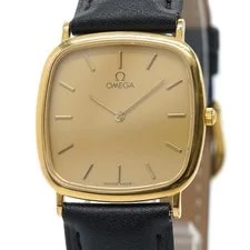 Omega — [Exc.]OMEGA de Viile Cal.1378 Gold Square Dial 30mm Quartz Japan A619 — Watch — resale