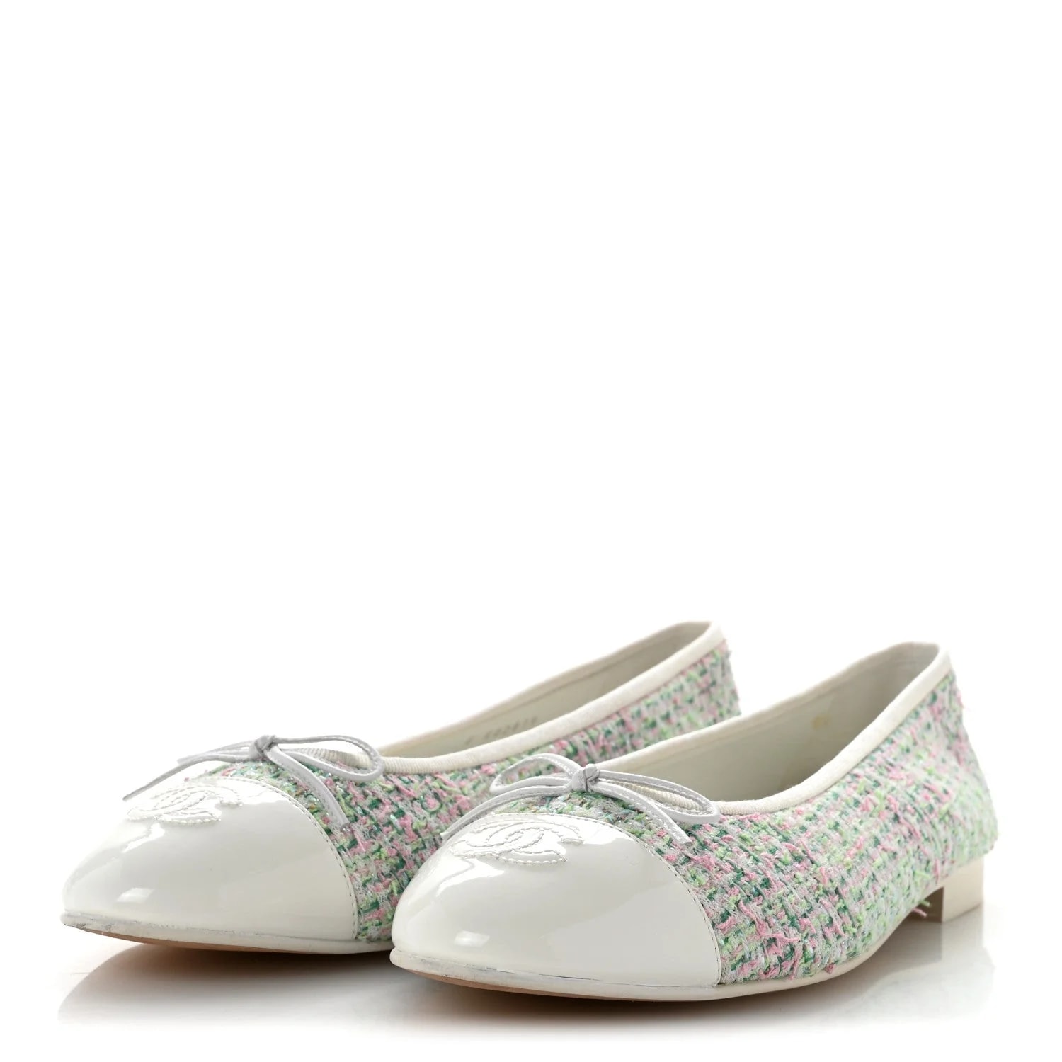 Cotton Cap Toe Ballerina 40.5 4