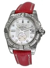 Breitling Galactic 36 A37330 Diamonds Date MOP Dial Steel 36MM ' Automatic 3