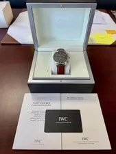 IWC Portuguese Chronograph IW371431 White Gold 41mm Grey Dial W/ Box & Papers 2