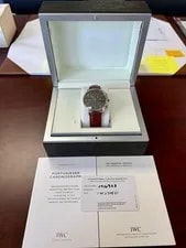 IWC Portuguese Chronograph IW371431 White Gold 41mm Grey Dial W/ Box & Papers 3
