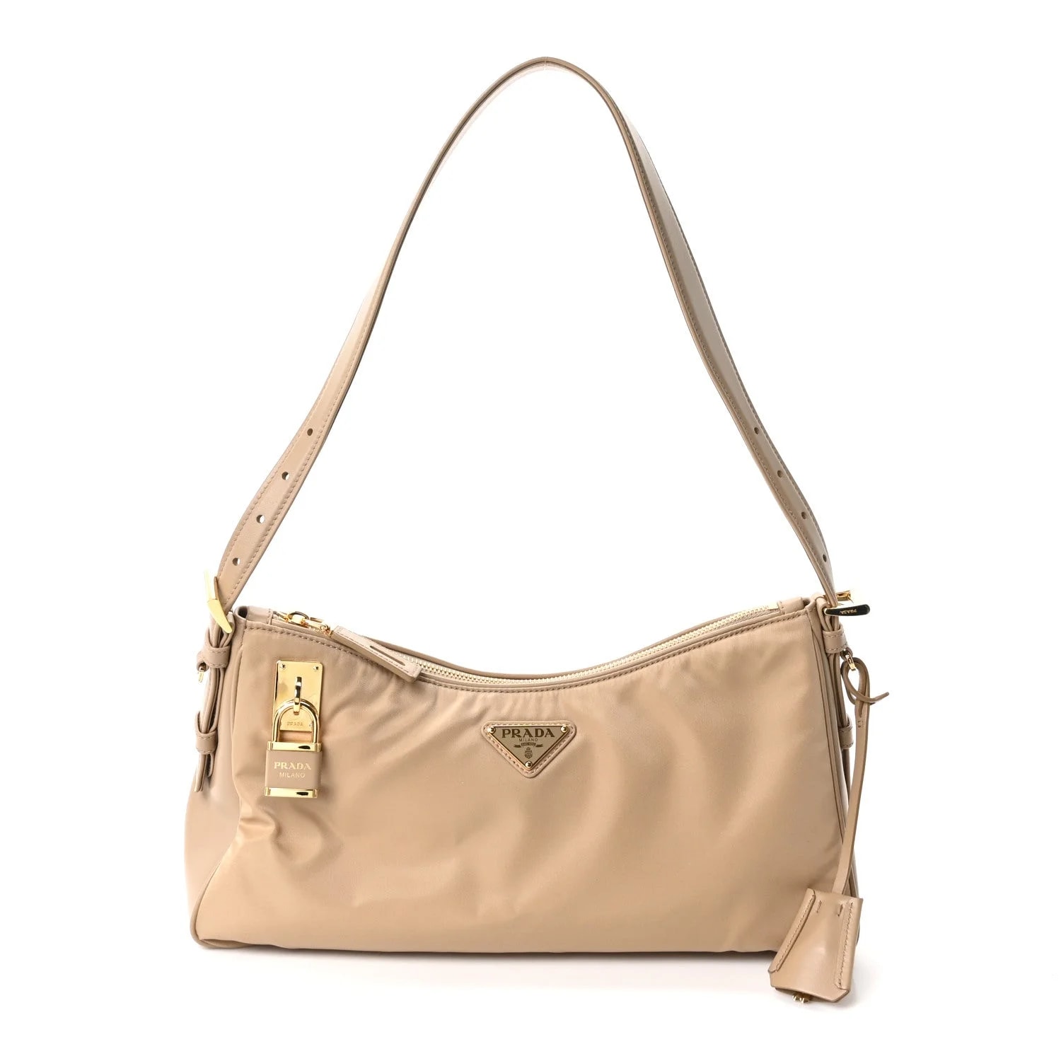 Prada — Vitello Large Aimee Cammello — Handbag — resale