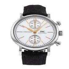 IWC — New IWC Portofino Chronograph Steel Case Automatic 39 Mm White IW391406 — Watch — resale