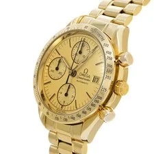 Omega Speedmaster 3111.10 39mm Yellow Gold Champagne #WW3362 2