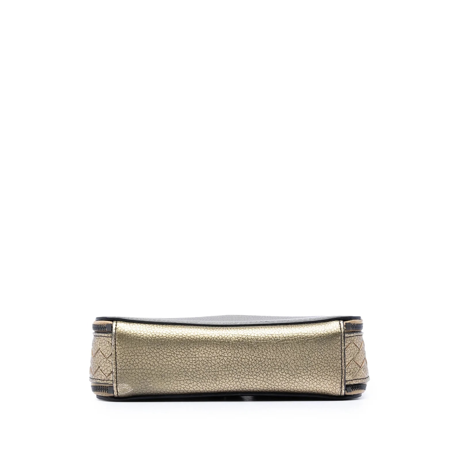 Trimmed Metallic Double Zip 3