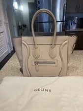 Celine — Authentic Celine Mirco Luggage in - Dune - $3150 Retail — Handbag — resale