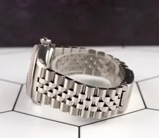 Rolex 36mm Datejust Steel Fluted Jubilee Dark Blue Dial 16014 3