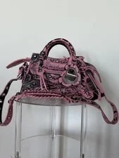 Balenciaga Graffiti City Satchel Top Handle Adjustable Strap Mirror 2