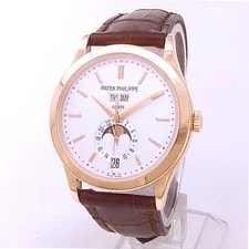 Patek Philippe — Patek Philippe Annual Calendar 18k Rose Gold Auto Silver 5396R-011 — Watch — resale