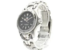 TAG Heuer S/el S99.313 200m Black Dial Silver Quartz 3