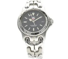TAG Heuer S/el S99.313 200m Black Dial Silver Quartz 4
