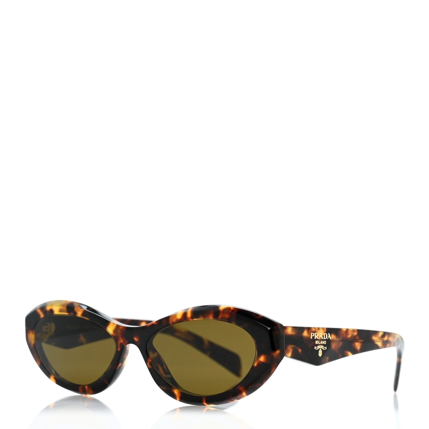 Prada — Acetate Oval Sunglasses SPR 26Z — Accessory — resale