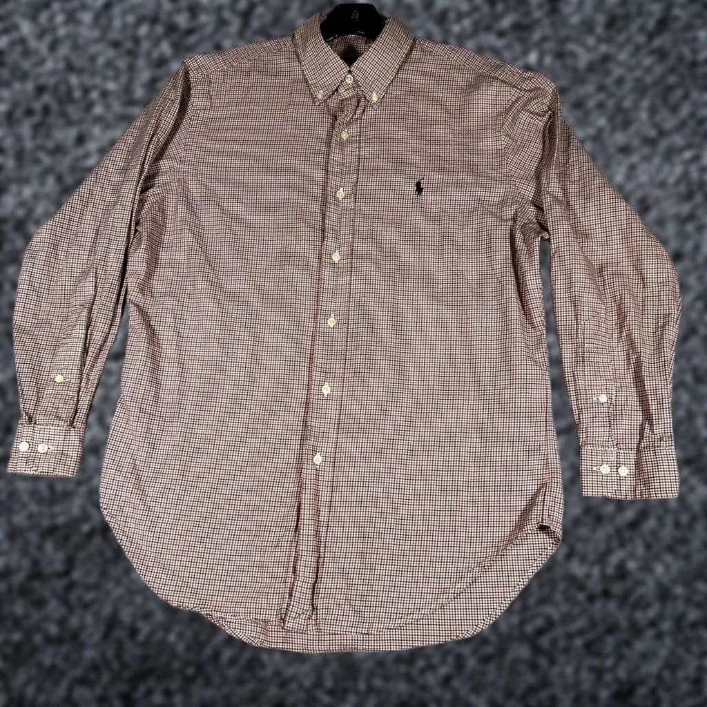 Polo Ralph Lauren — Polo Ralph Lauren Classic Fit Plaid Check Button Down Shirt 15.5 32/33 — streetwear — resale