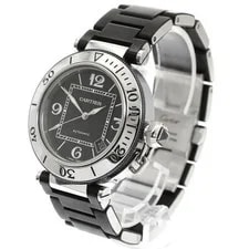 Cartier — Cartier Pasha DE Chronograph W31077U2 40mm SS Black #C6163 — Watch — resale