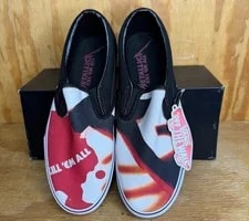 Vans Slip ON Metallica Kill EM ALL SZ 9 W/box NOS 2013 2