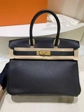 Noir — Hermes Birkin 30 Togo GHD THB Auth . — Handbag — resale