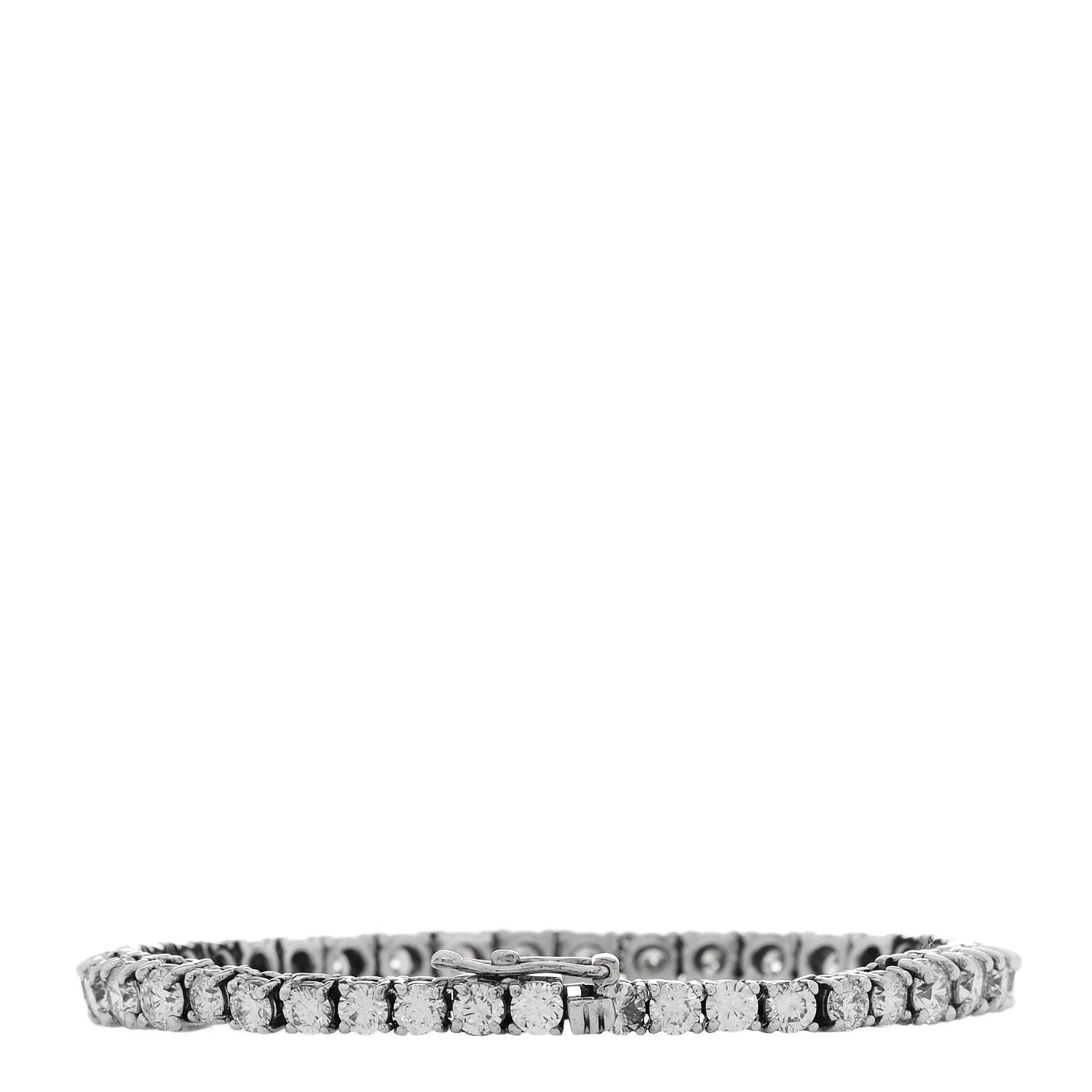 14K White Gold 7.42ctw Tennis 3