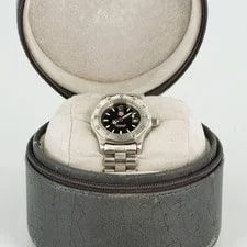 [EXC+5 W/ Paper] TAG Heuer Professional 2000 WK1310-0 Black Quartz 4