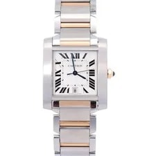 Cartier — Cartier Tank Francaise 25mm Ivory Dial Ref#W51005Q4 — Watch — resale