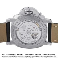 Panerai Luminor PAM01033 Stainless Steel / Leather 44mm Blue Dial 1950 #TZW270 3