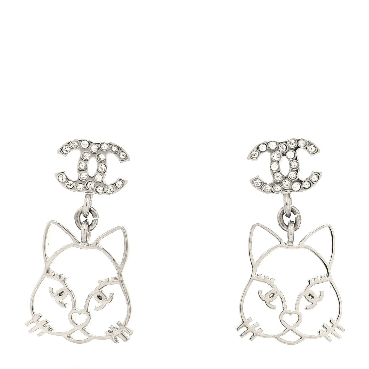 Chanel — Emoji Choupette Cat CC — Jewelry — resale
