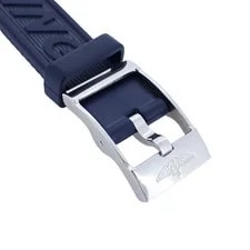 Breitling Genuine Navy Rubber Strap 18mm With Buckle for From Japan 3