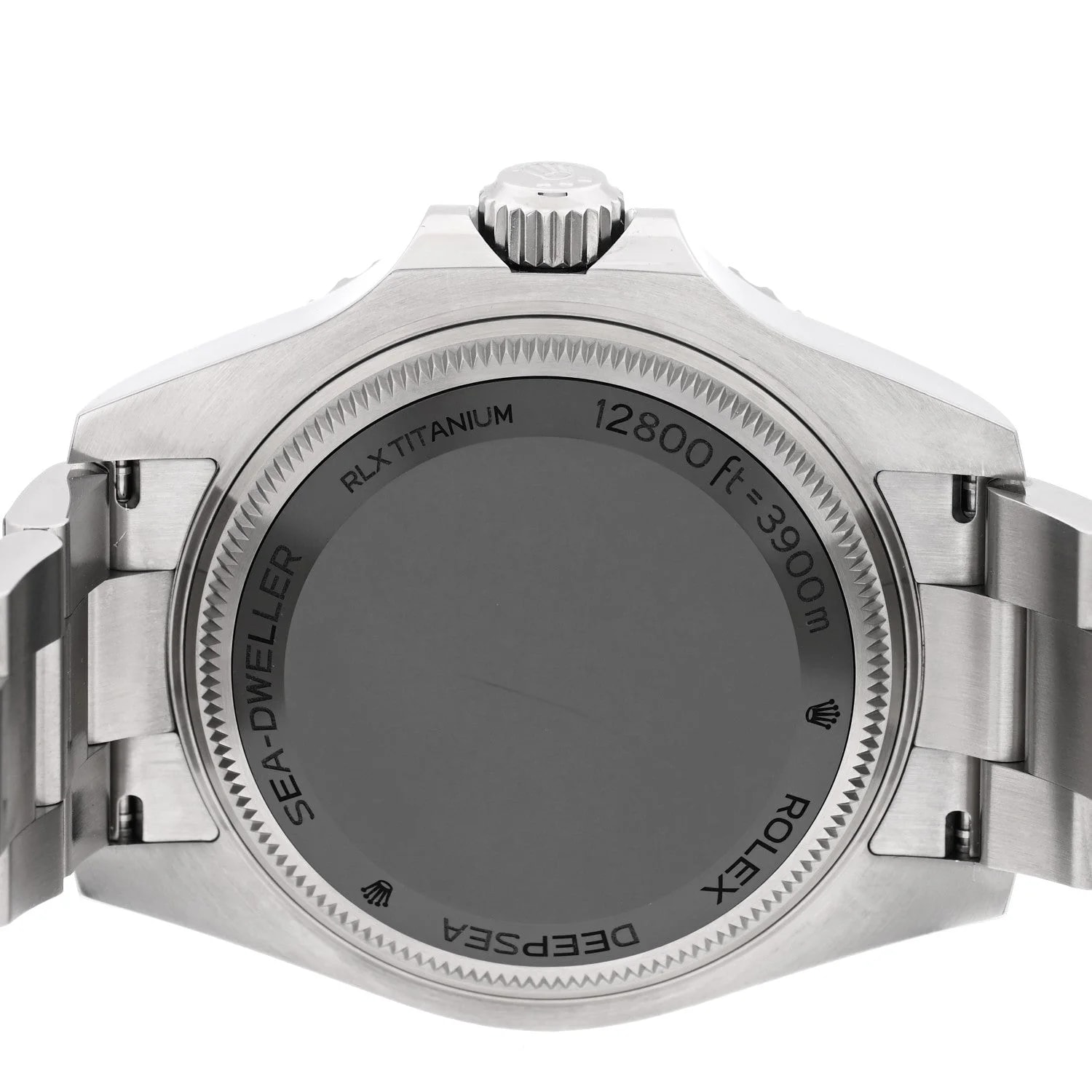 Stainless Steel 44mm Oyster Perpetual Date Sea-Dweller Deepsea Intense Black 136660 4
