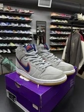 Authentic DH7155 001 Nike SB Dunk High New York Mets ’s Size 8 🔥 4