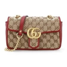 Gucci GG Marmont Label Logo Crossbody Mini 6.8x1.5x4.5 in 2