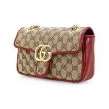 Gucci GG Marmont Label Logo Crossbody Mini 6.8x1.5x4.5 in 3